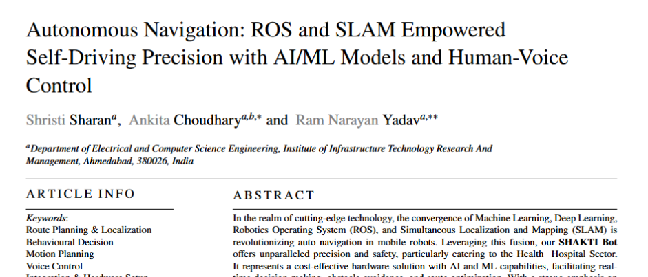 Autonomous Navigation: ROS and SLAM Empowered Self-Driving Precision with AI/ML Models and Human-Voice Control.